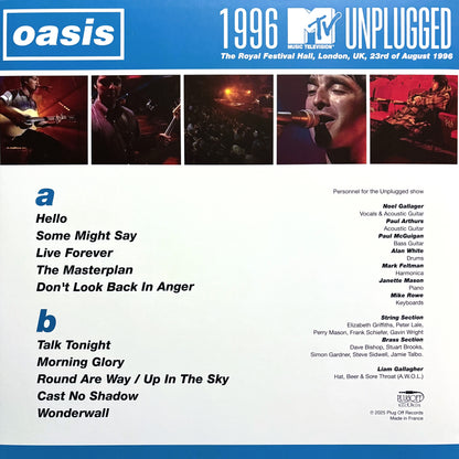 OASIS – 1996 MTV Unplugged LP (color vinyl)