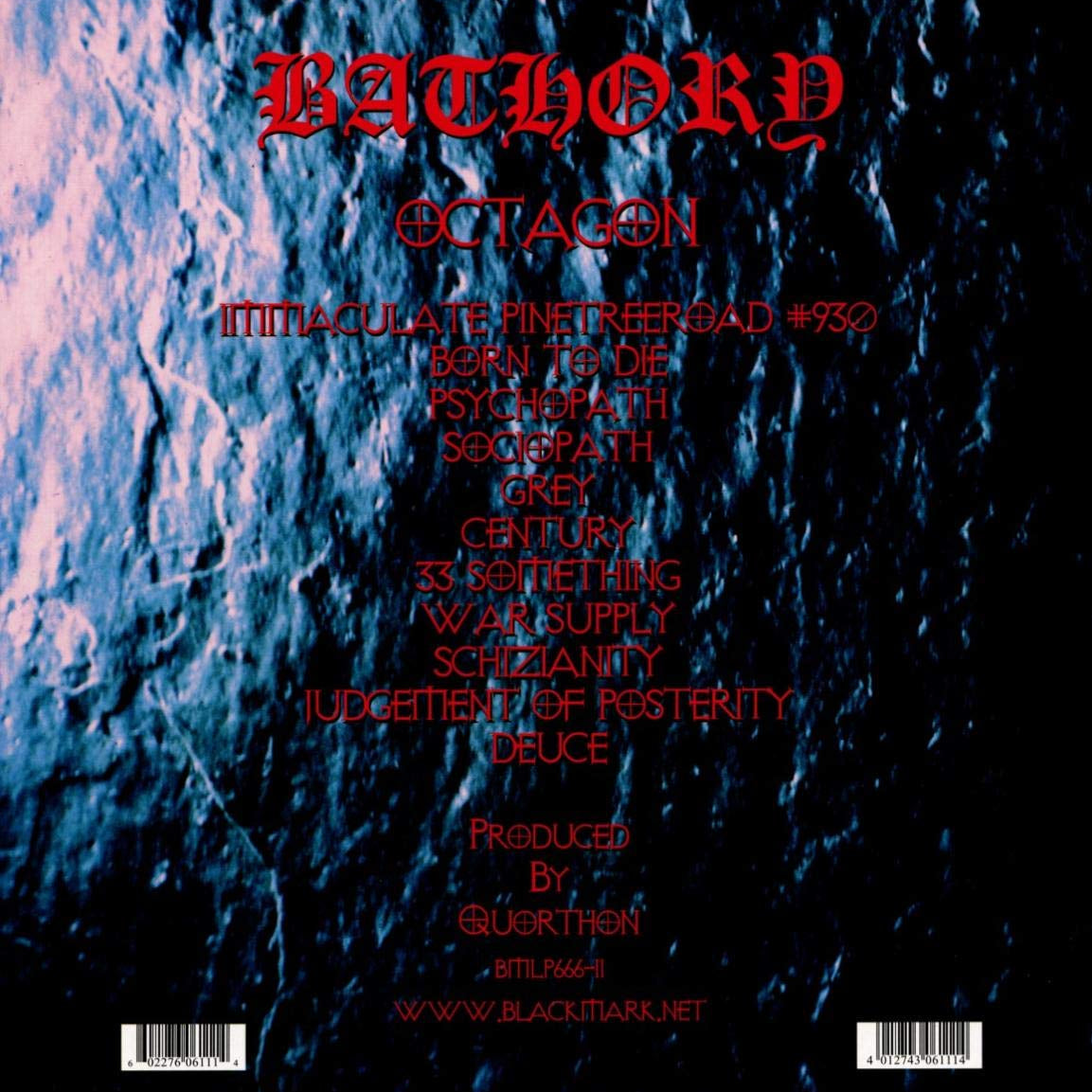 BATHORY – Octagon LP
