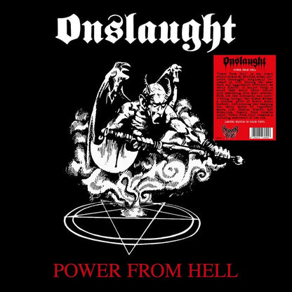 ONSLAUGHT – Power From Hell LP (red vinyl)