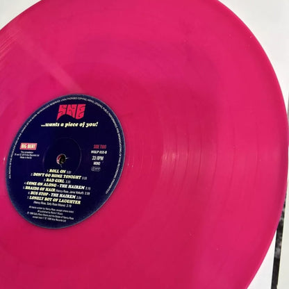 SHE / THE HAIREM – She...Wants A Piece Of You! LP (pink vinyl)