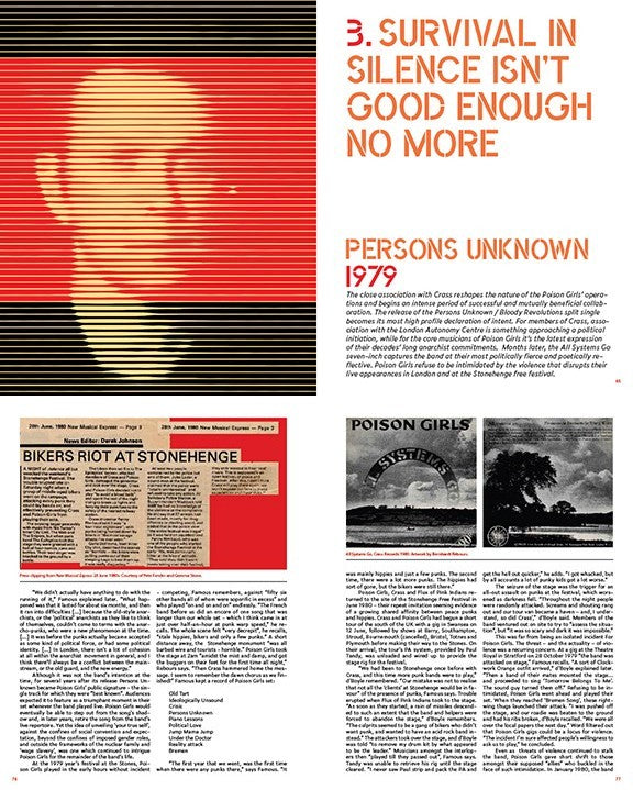 This Is a Message to Persons Unknown: The Story of Poison Girls by Rich Cross