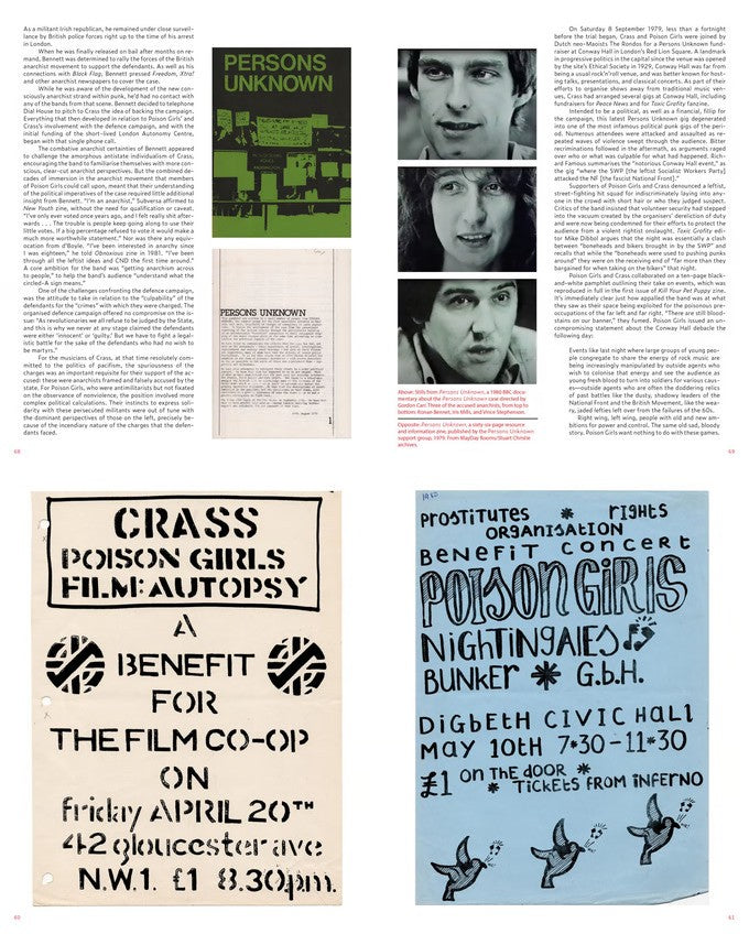 This Is a Message to Persons Unknown: The Story of Poison Girls by Rich Cross