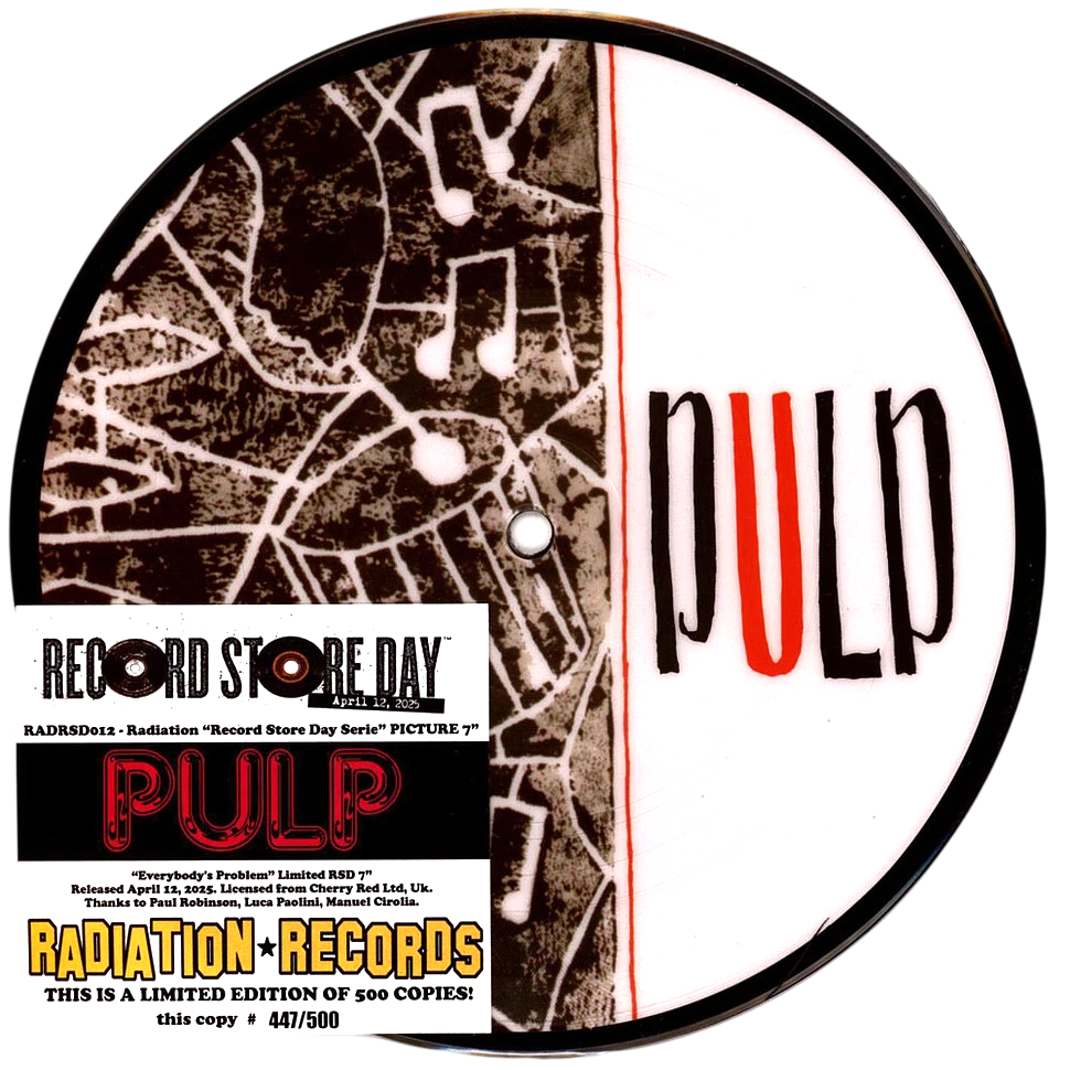 PULP – Everybody's Problem 7" (picture disc)
