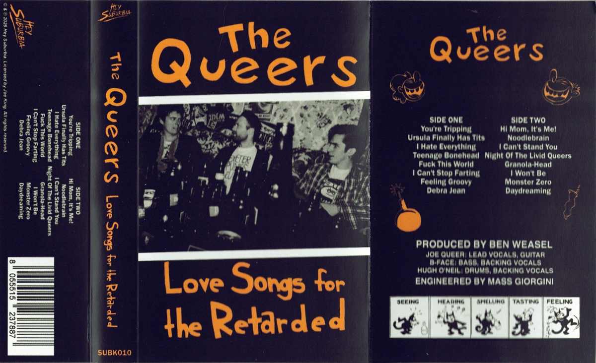 QUEERS – Love Songs For The Retarded Cassette