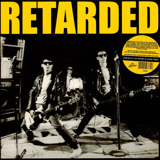 RETARDED – S/T LP (yellow splatter vinyl)