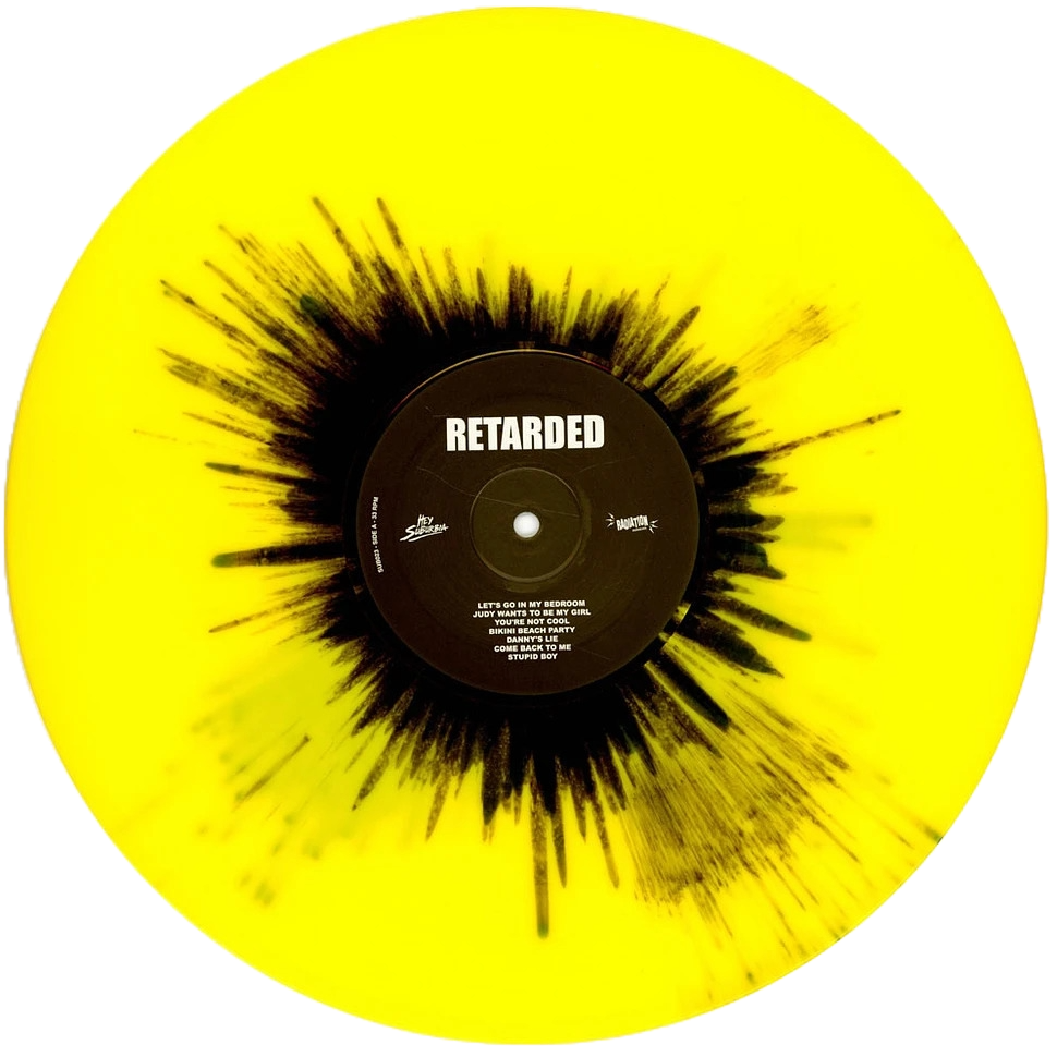 RETARDED – S/T LP (yellow splatter vinyl)