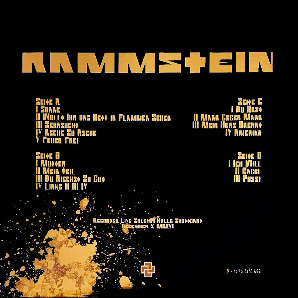 RAMMSTEIN – Gold Sonne 2xLP