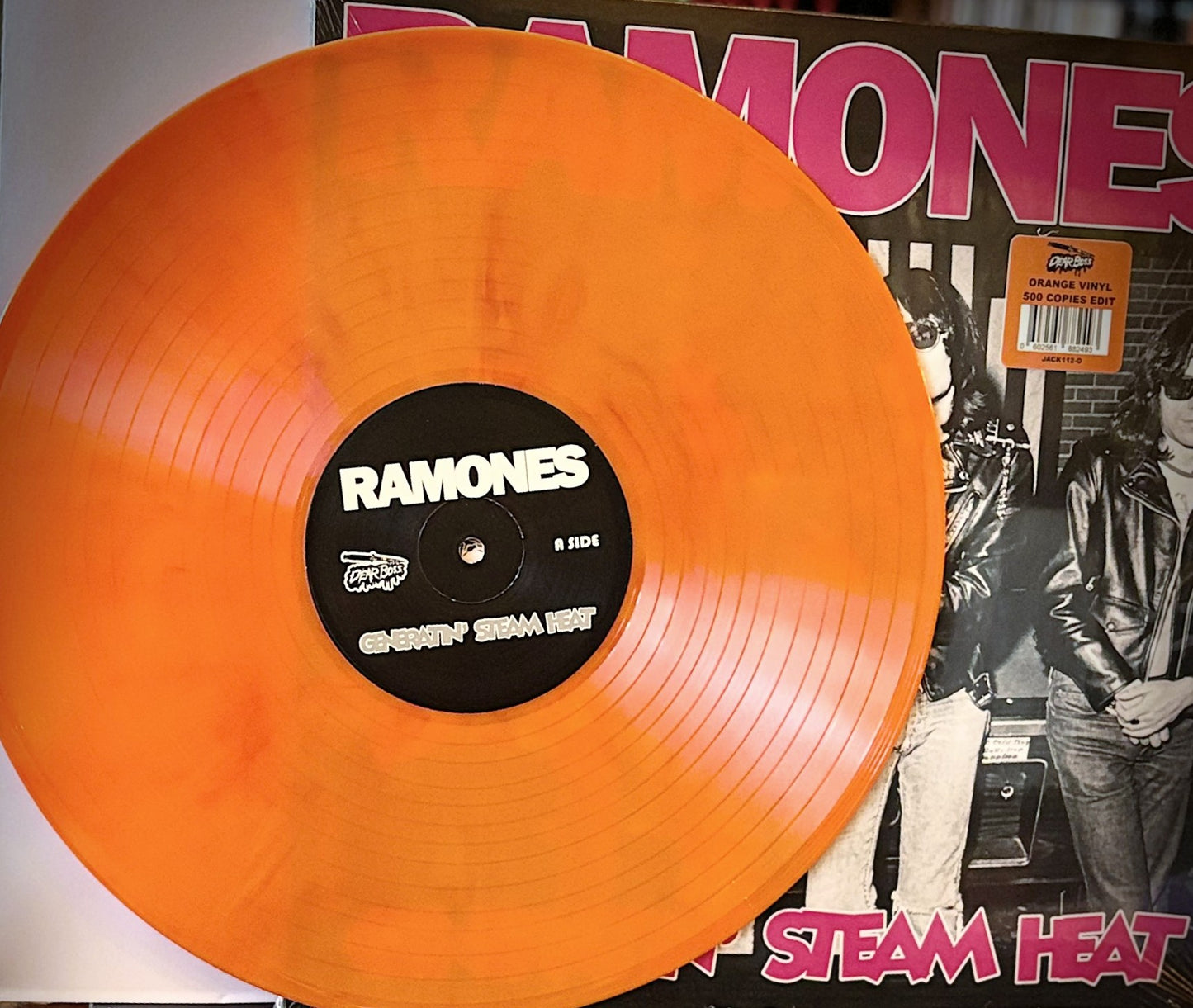 RAMONES – Generatin' Steam Heat LP (orange vinyl)