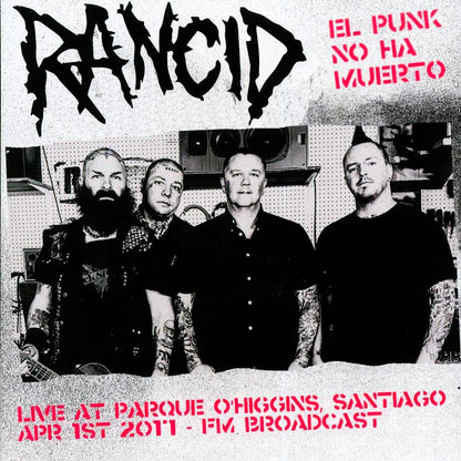 RANCID – El Punk No Ha Muerto • Live At Parque O'Higgins - Santiago, Chile 2017 LP (red/white vinyl)