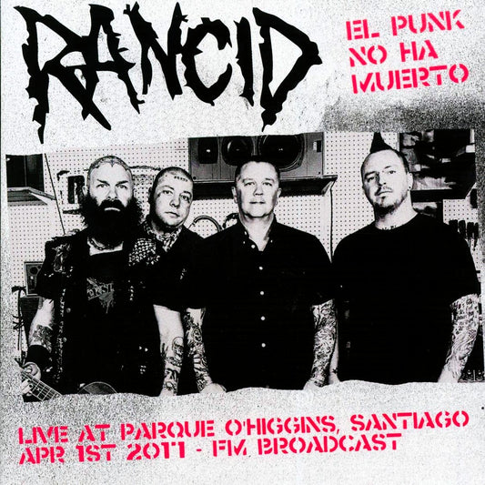 RANCID – El Punk No Ha Muerto • Live At Parque O'Higgins - Santiago, Chile 2017 LP (red/white vinyl)