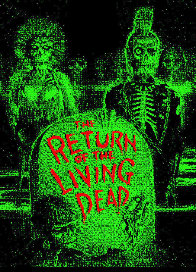 Return Of The Living Dead Back Patch