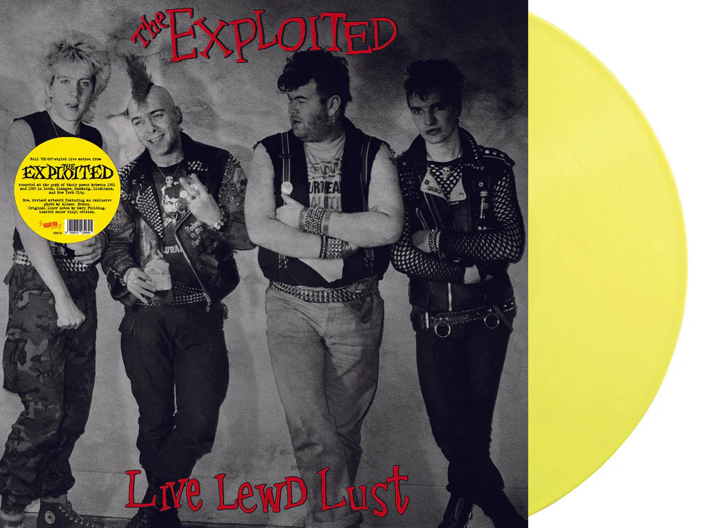 EXPLOITED – Live Lewd Lust LP (color vinyl)