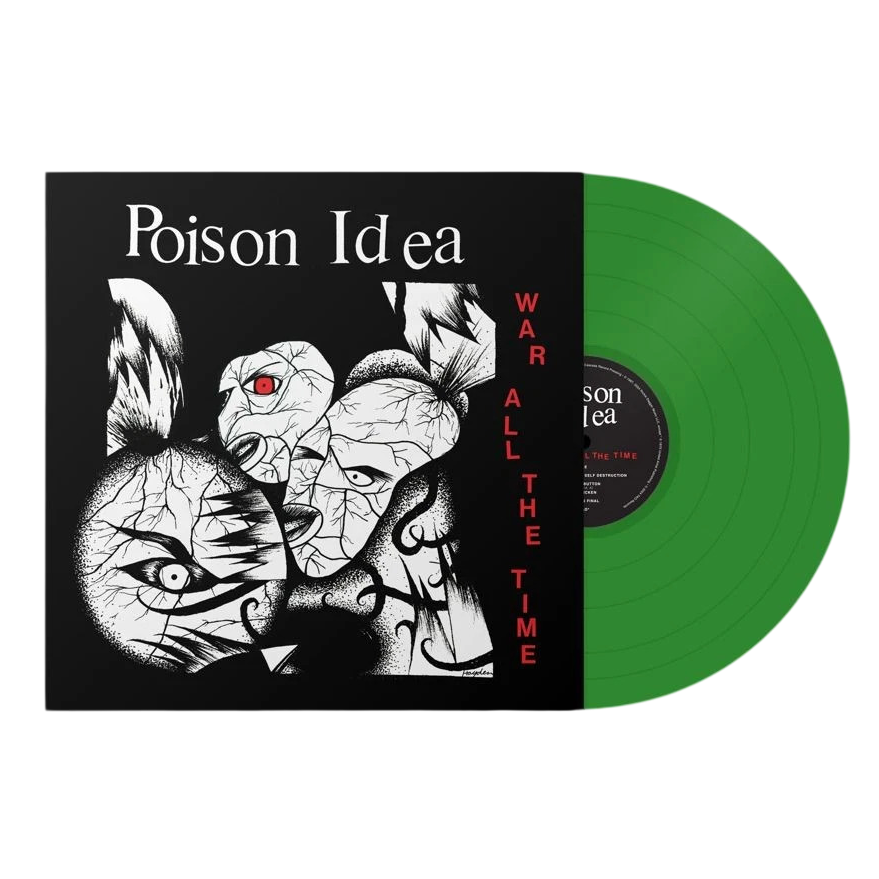 POISON IDEA – War All The Time LP (opaque green vinyl)