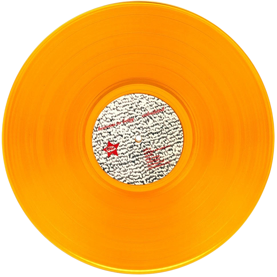 HEAVENS TO BETSY – Calculated LP (gold vinyl)