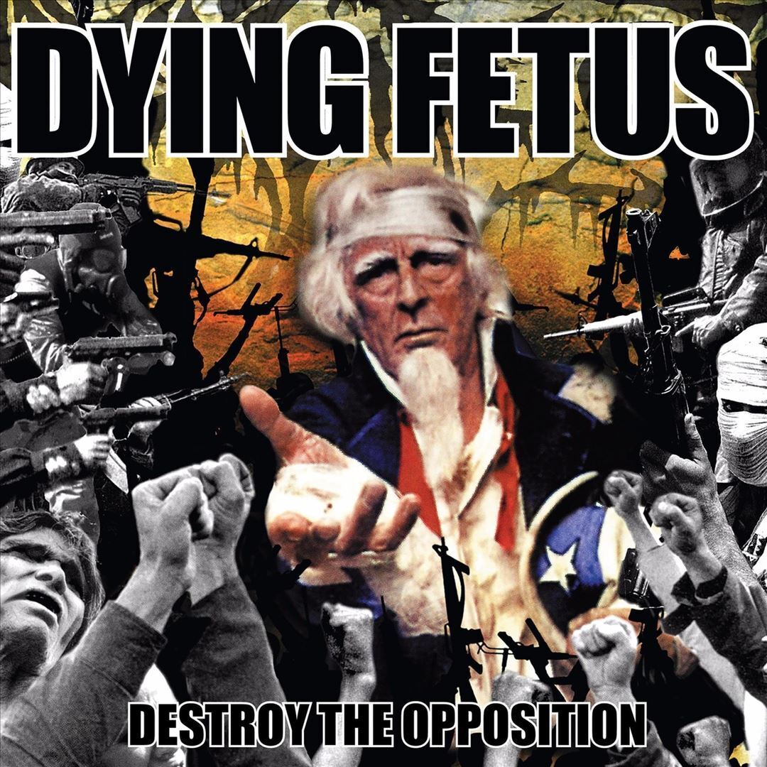 DYING FETUS – Destroy The Opposition LP ("Pool Of Blood" red cloudy vinyl)