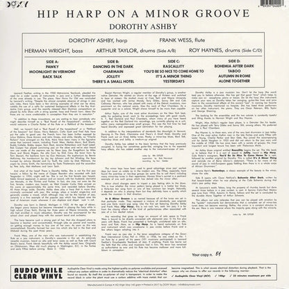 DOROTHY ASHBY – Hip Harp On A Minor Groove 2xLP (clear vinyl)