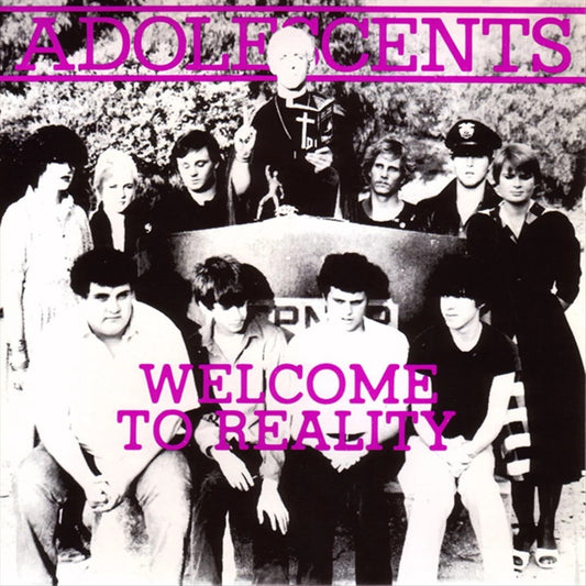 ADOLESCENTS – Welcome To Reality 10" (coke bottle clear vinyl)