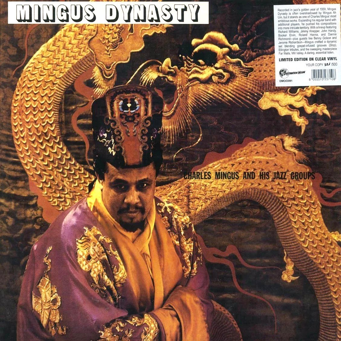 CHARLES MINGUS & HIS JAZZ GROUP – Mingus Dynasty LP (clear vinyl)