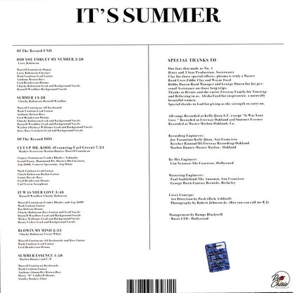 MARLON HUNTER – It's Summer LP