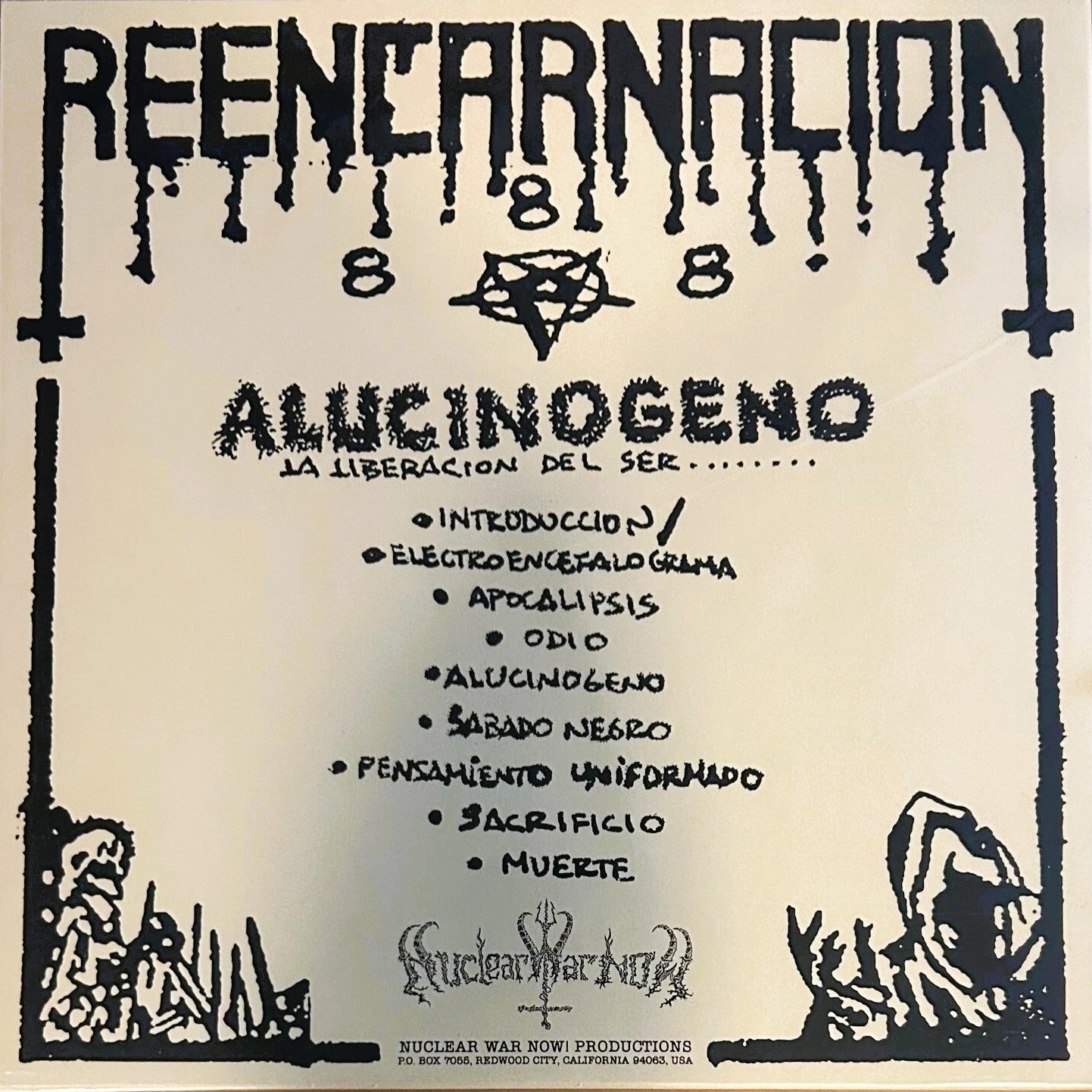 REENCARNACION – Demo Alucinogeno 1989 LP (jade green vinyl)