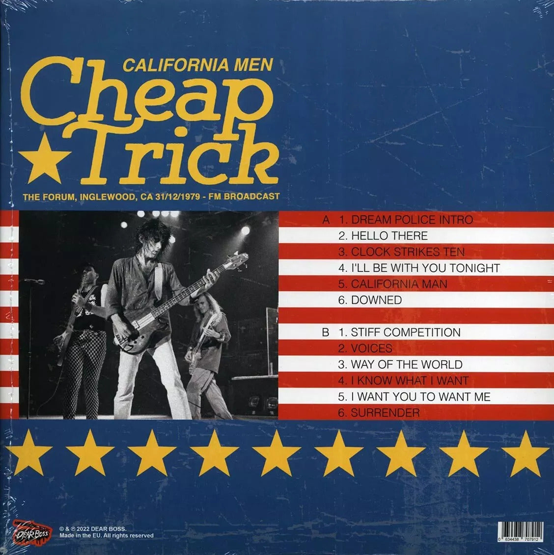 CHEAP TRICK – California Men LP (red vinyl)