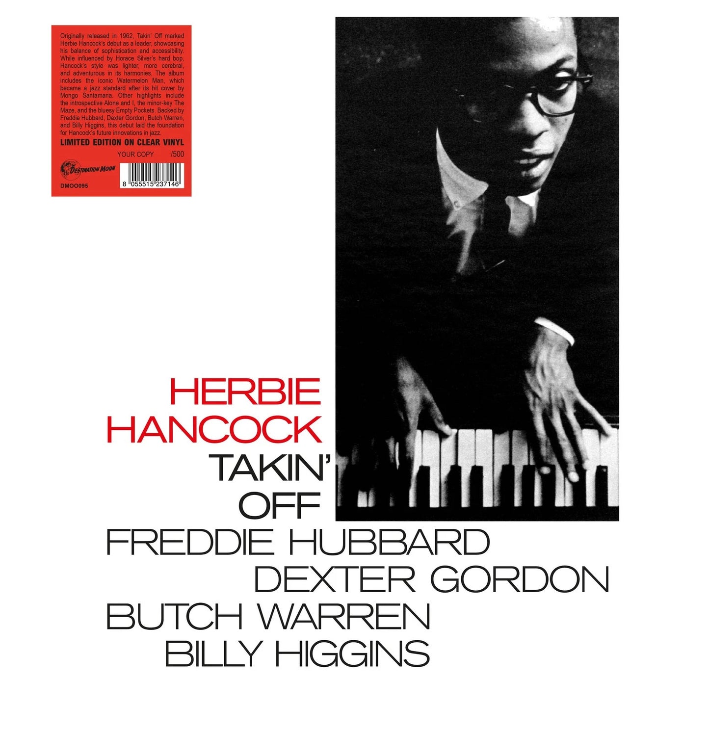 HERBIE HANCOCK – Takin' Off LP (clear vinyl)
