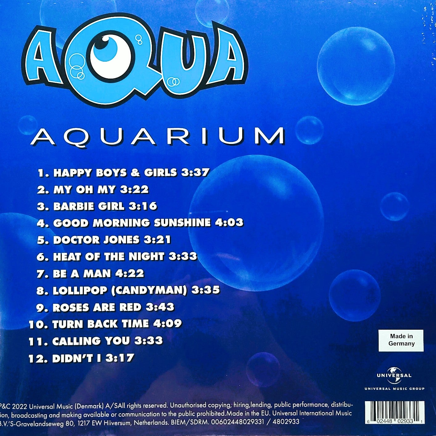AQUA – Aquarium LP