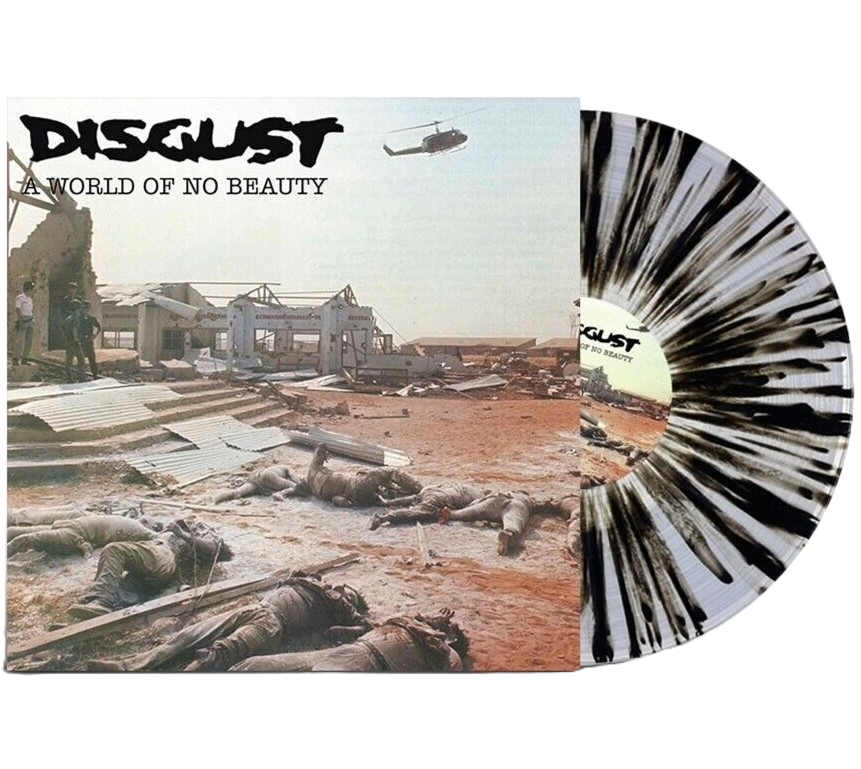 DISGUST – A World Of No Beauty + Thrown Into Oblivion 2xLP (splatter vinyl)