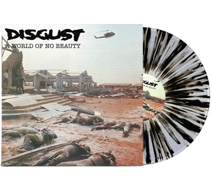 DISGUST – A World Of No Beauty + Thrown Into Oblivion 2xLP (splatter vinyl)