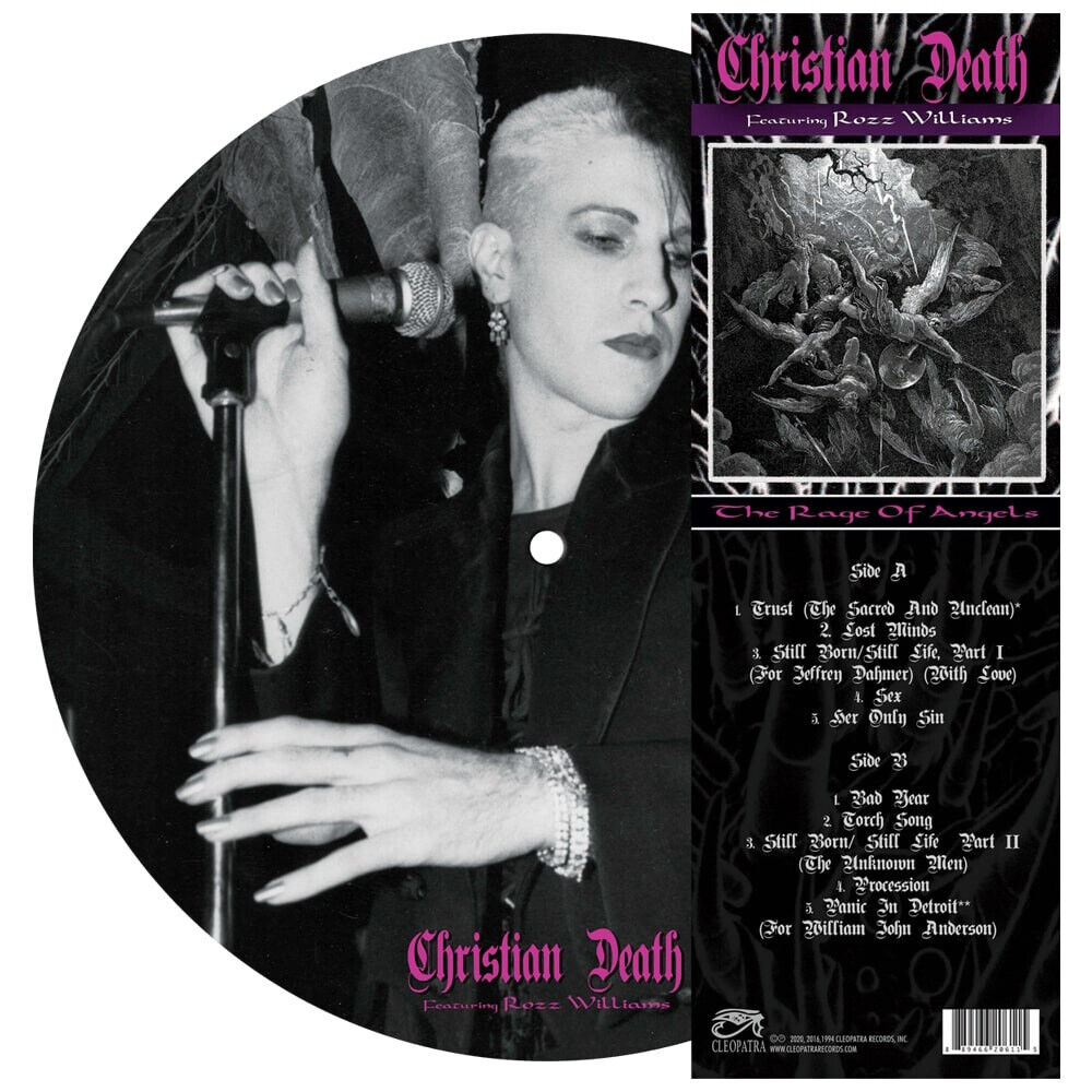 CHRISTIAN DEATH / ROZZ WILLIAMS – The Rage Of Angels LP (picture disc)