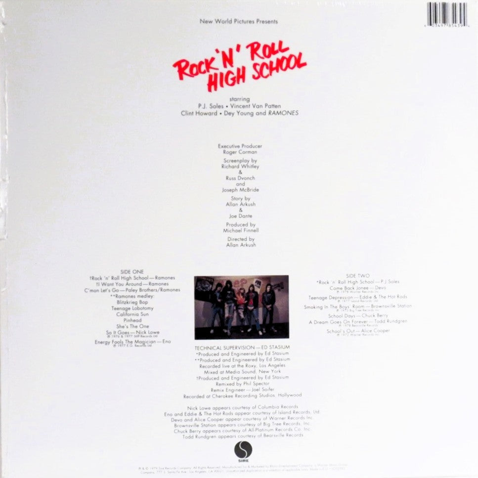 V/A – Rock 'N' Roll High School OST LP ("Fire" color vinyl)