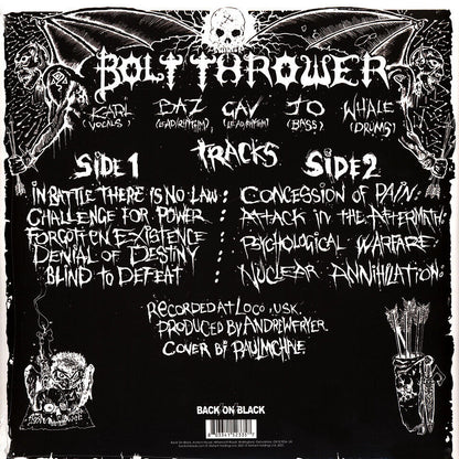 BOLT THROWER – In Battle There Is No Law! LP