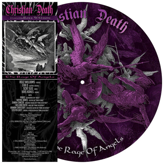 CHRISTIAN DEATH / ROZZ WILLIAMS – The Rage Of Angels LP (picture disc)