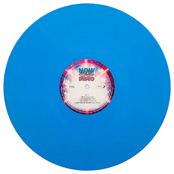 V/A – Now That's What I Call Music! • Disco 2xLP (hot pink/sky blue vinyl)