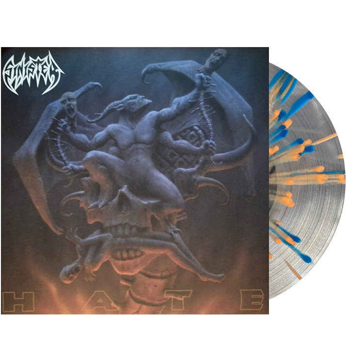 SINISTER – Hate LP (orange/blue splatter vinyl)