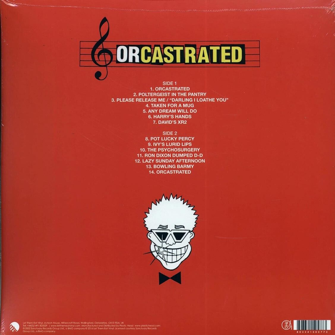 TOY DOLLS – Orcastrated LP (red vinyl)