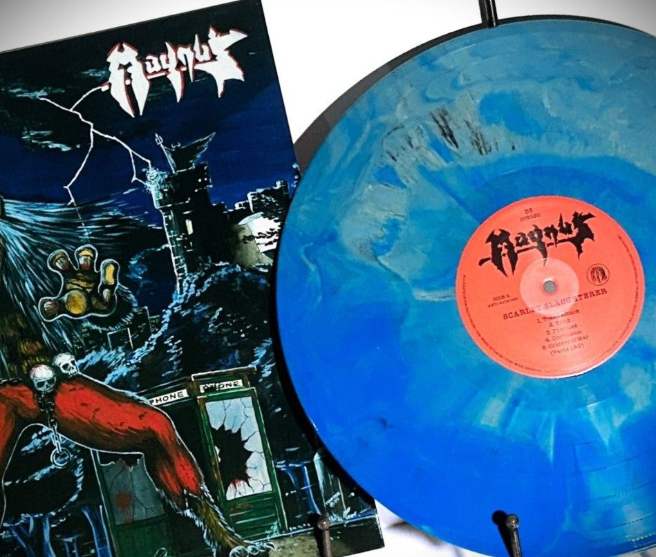 MAGNUS – Scarlet Slaughterer LP (blue marbled vinyl)