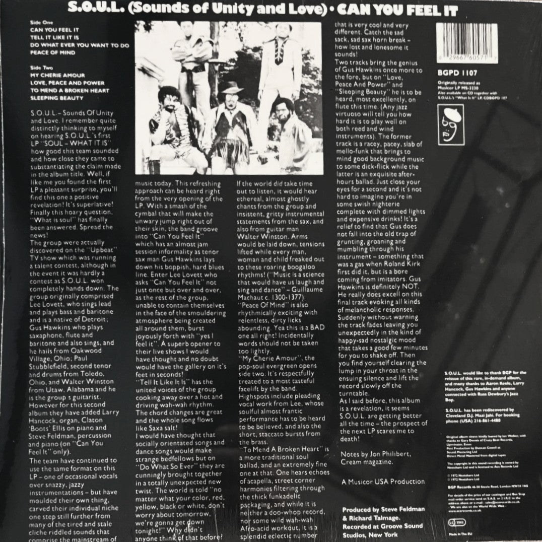 S.O.U.L. – Can You Feel It LP