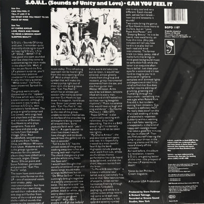 S.O.U.L. – Can You Feel It LP