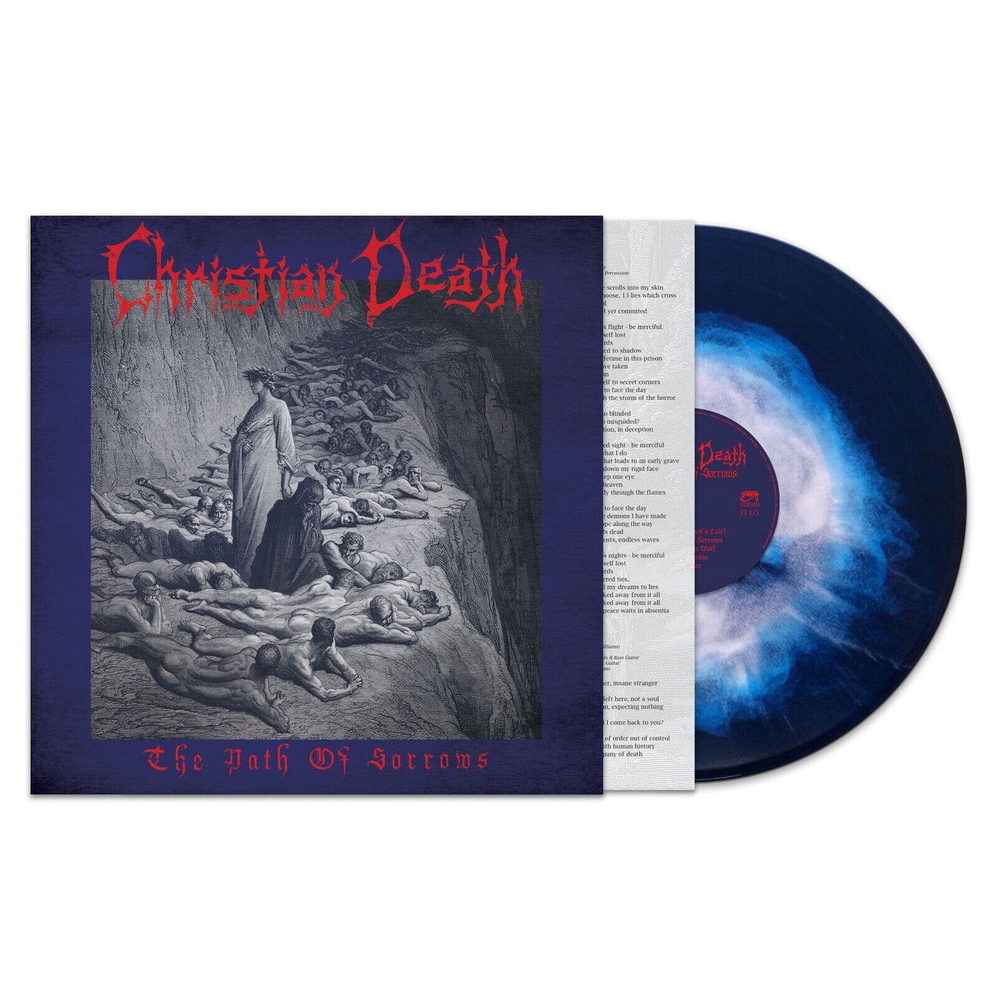 CHRISTIAN DEATH / ROZZ WILLIAMS – The Path Of Sorrows LP (blue haze vinyl)