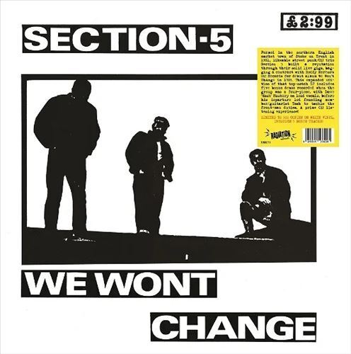 SECTION 5 – We Won't Change LP (white vinyl)