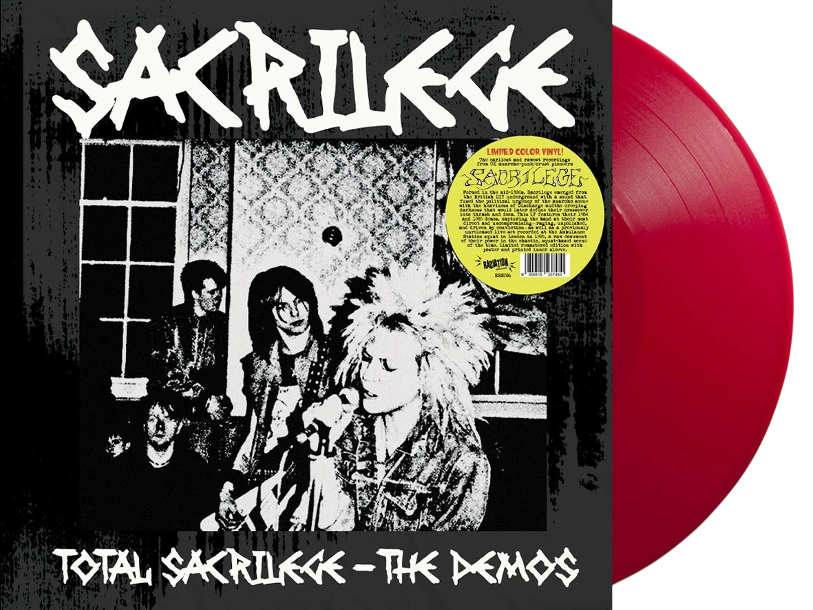 SACRILEGE – Total Sacrilege • The Demos LP (red translucent vinyl)