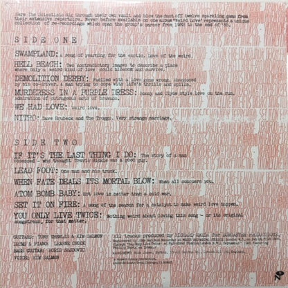 SCIENTISTS – Weird Love LP
