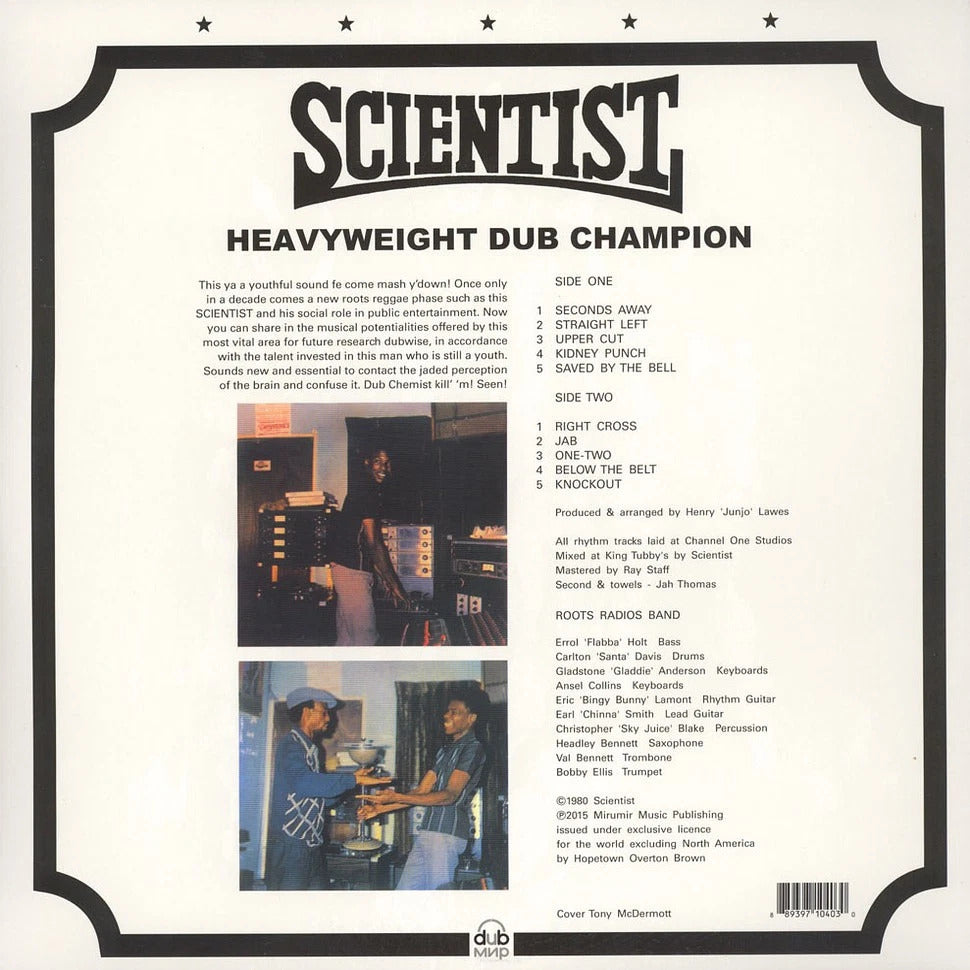 SCIENTIST – Heavyweight Dub Champion LP