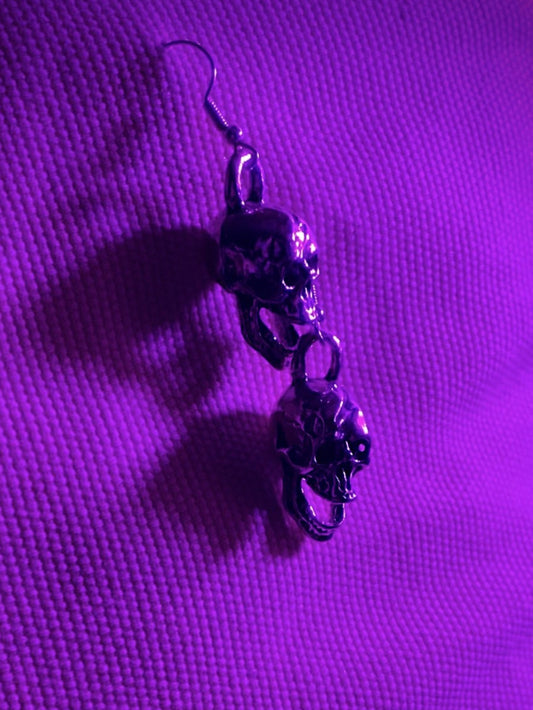 Skull Earring (Open-Mouthed)