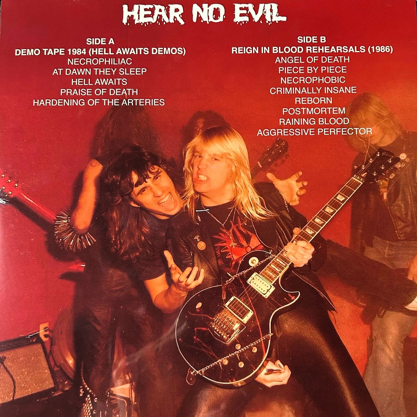 SLAYER – Hear No Evil LP (blue vinyl)