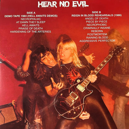 SLAYER – Hear No Evil LP (blue vinyl)