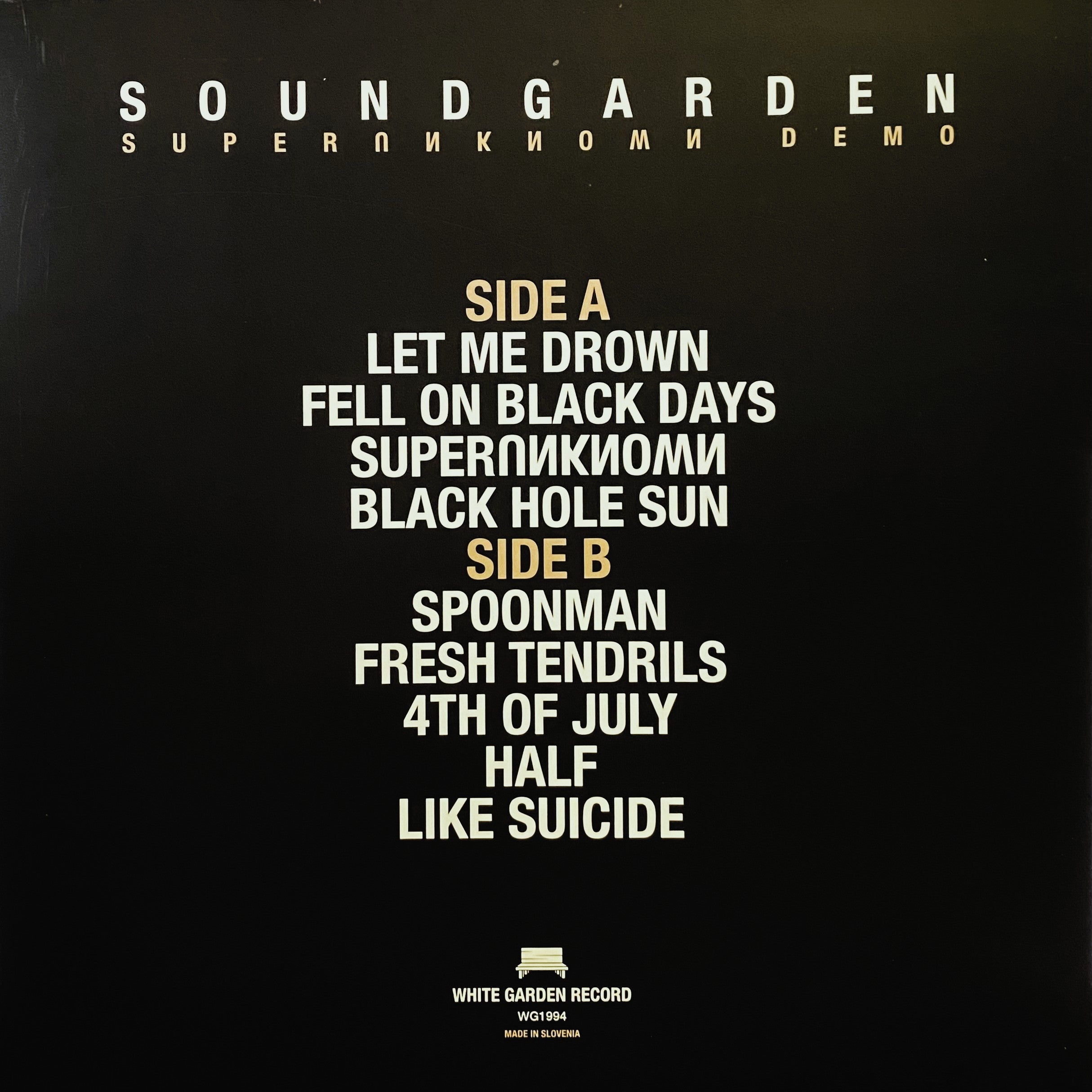 SOUNDGARDEN – Superunknown Demo LP (marbled color vinyl) – CITY NOISE
