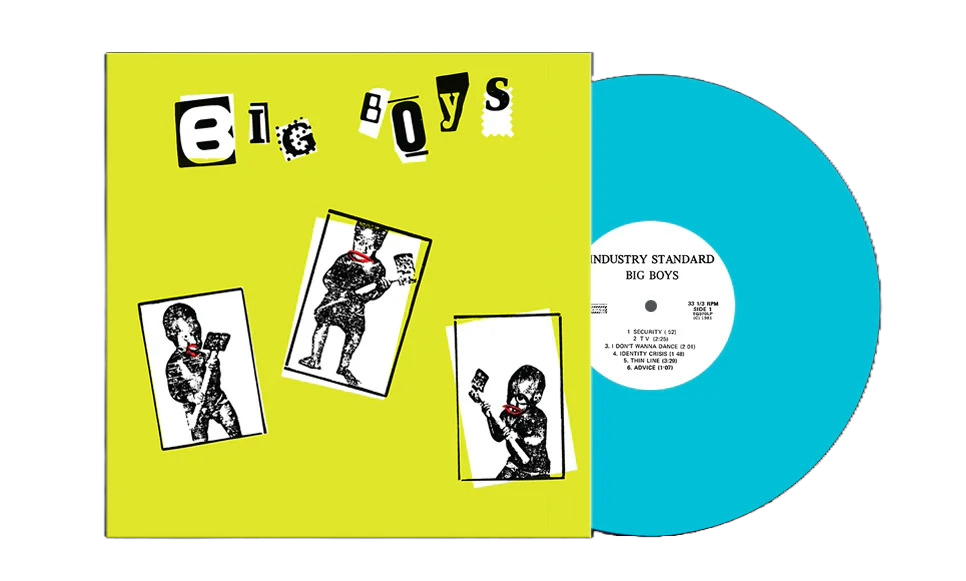 BIG BOYS – Where's My Towel / Industry Standard LP (aqua blue vinyl)