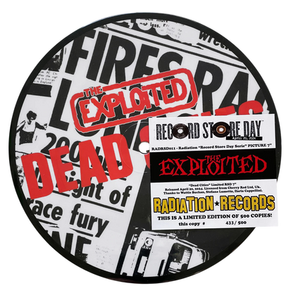 EXPLOITED – Dead Cities 7" (picture disc)